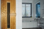 Badezimmer mit Sauna